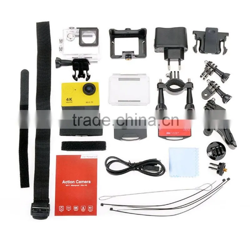 Factory Price WIFI Action Camera4K Ultra-HD sport camera 12MP 1080P 60FPS 4k Camera Sport DV