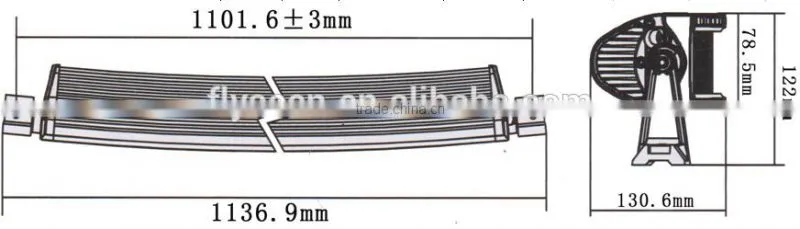 High power 240w 40 inch curved off road led light bar truck led light bar curved dual row led light bar led off-road light