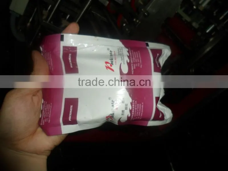 Liquid particles mixed material packaging machine