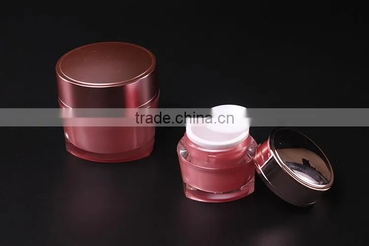 RISEPACK TUV certified acrylic round cosmetic jars