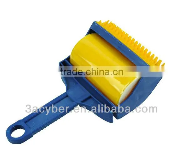 Reusable Sticky Brush Lint Roller Brush Clothes Fluff Pet Hair Remover