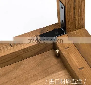 Solid wood square dining table HLM-6012