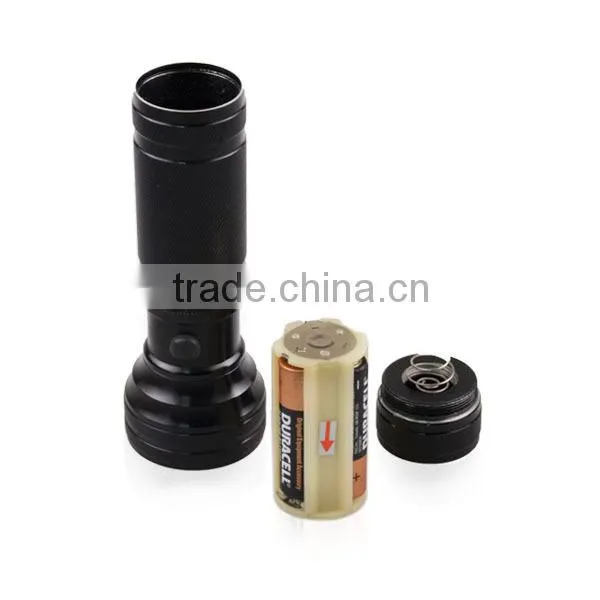 Colorful led flashlight with compass