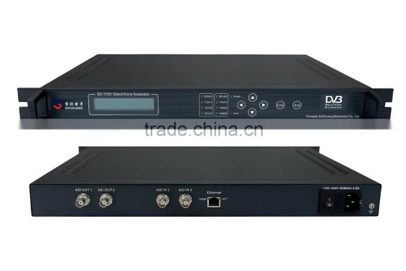 SC-3101 digital stand alone scrambler support 4 sms and cas