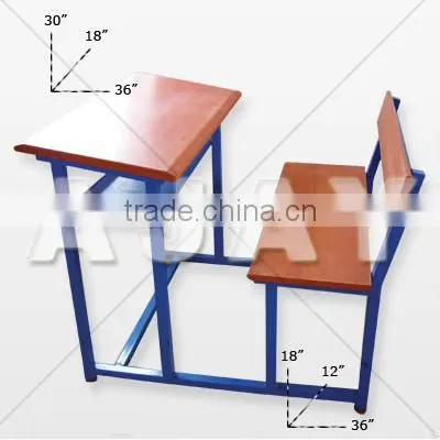 School Bench & Desk