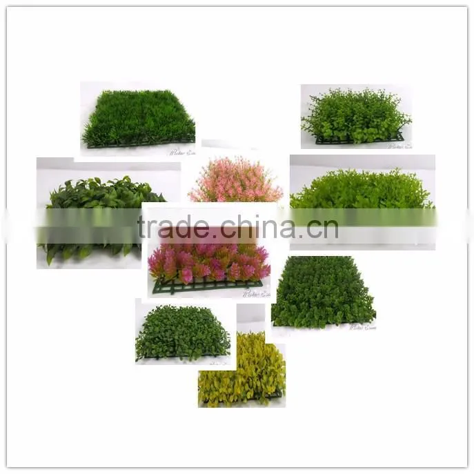 PE Material and Artificial Topiary Hedge Plant Type Milan Grass mat