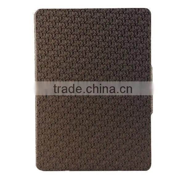2014 new products fashion pu leather wallet case cover for apple ipad 6 D0141