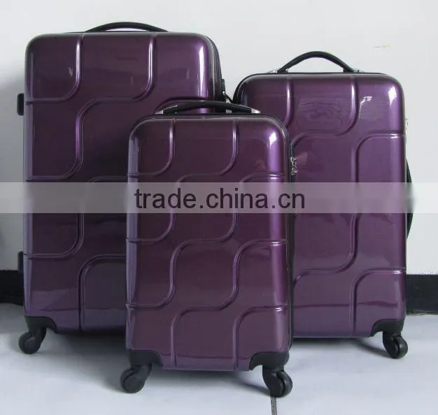 eminent abs/pc trolley travel bags/luggage set 20'' 24'' 28''/luggage bag