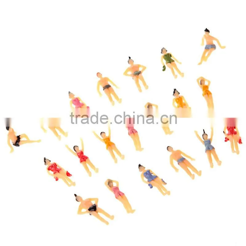 model swimming figure, scale plastic swimming figure for 1/100, plastic mini human figures, plastic 3d swimming figure