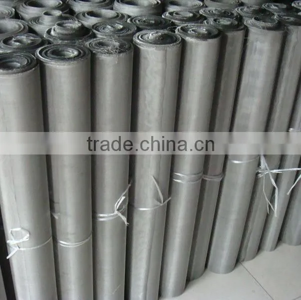 Galvanized enamelled window screen in roll