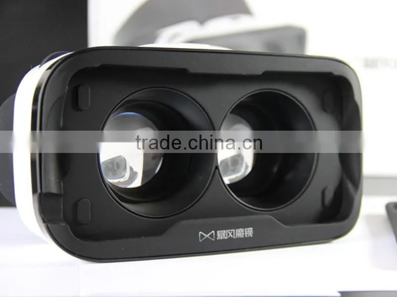 baofeng 4.0Virtual Reality 3D glasses a black helmet VR goggles for 4.7-5.5 inch Smartphones With Remote Control