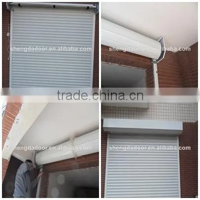 China Galvanized Steel Windproof Automatic Industrial Roller Shutter Door