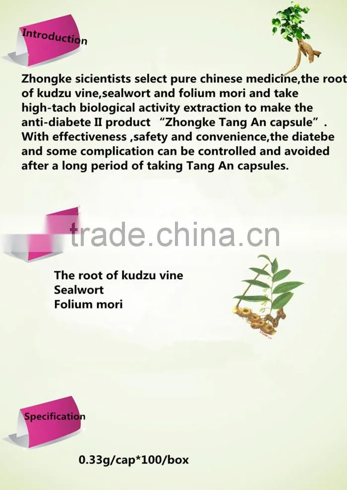 Zhongke Private Label Organic Pueraria Mirifica Capsule for Lowering Blood Sugar