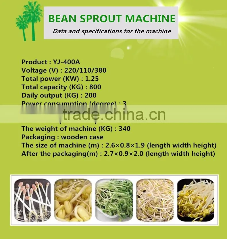 soybean sprout machine