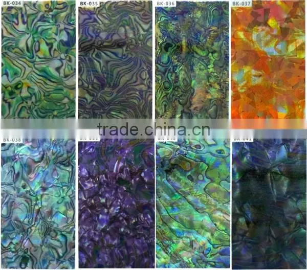 DIY Laser Glass Paper Nail Stickers,Wraps Decorations Shine Colorful Glitter Decals Plastic Shell Japanese Nail