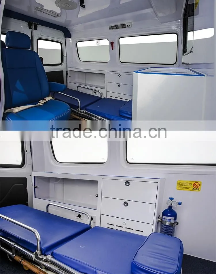 China Max Speed 150km/h New Ambulance Sale