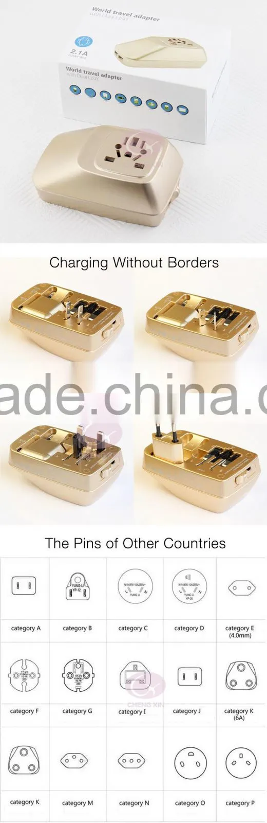 2.5mm to 3.5mm adapter headphone jack for 20000mah portable power bank for laptop
