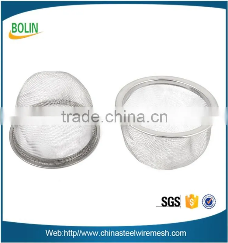 Sintered stainless steel dome metal filter cap