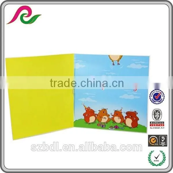 school music card inserts recordable greeting, new design sound greeting card