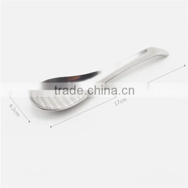 Sharp blade multifuntional nutmeg ginger garlic grater spoon