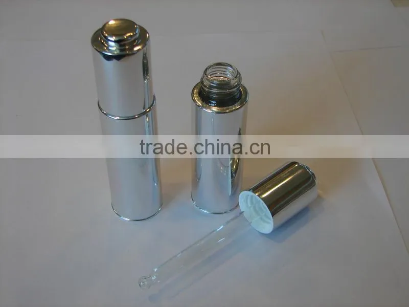 Aluminium Cosmetic bottle, Dropper glass bottle for serum use
