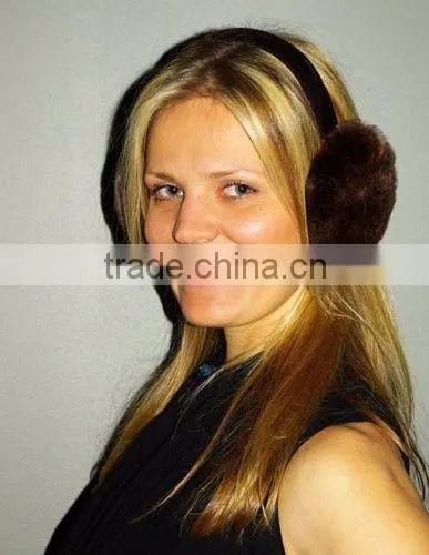 2016 hot selling real mink fur earmuff