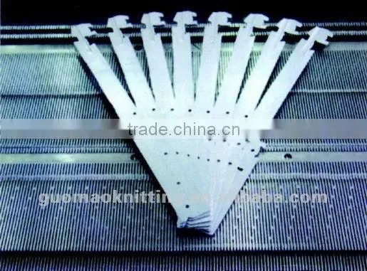 three system auto flat knitting machine with comb(GUOSHENG)