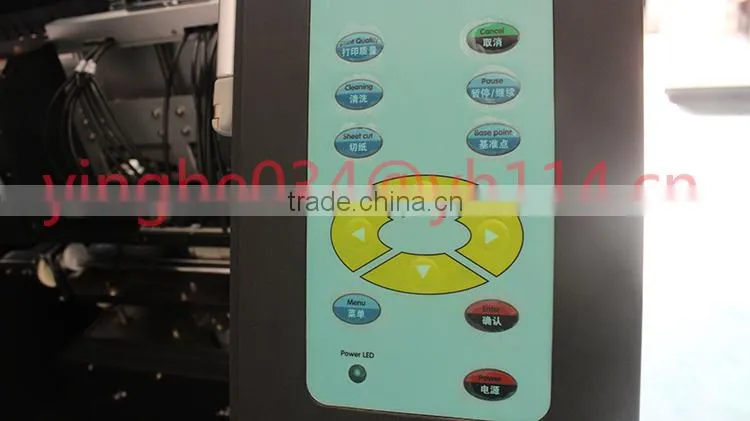 Large format roll to roll uv flatbed printer