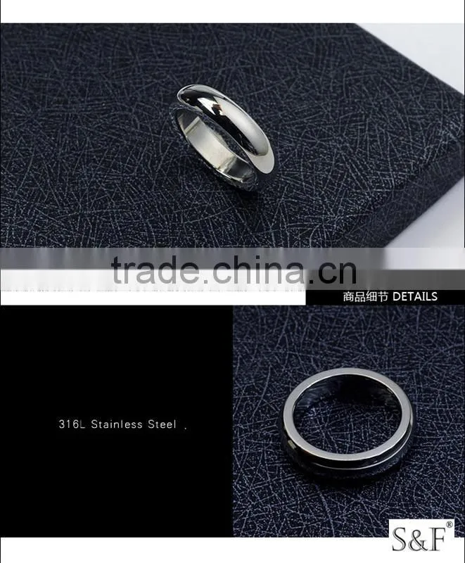 german stainless steel jewelry 39162 bridesmaid man steel ring