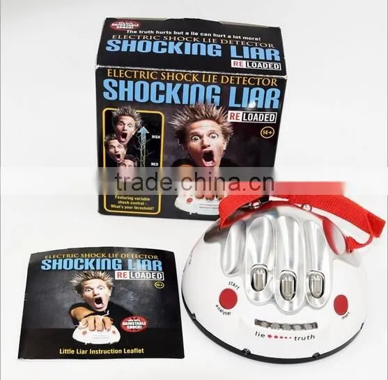 High quality Polygraph Test/ Electric Lie Detector Party Game /Toy Electric Lie Detector