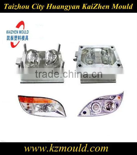 Plastic car front lamp injection mold,auto lamp mold