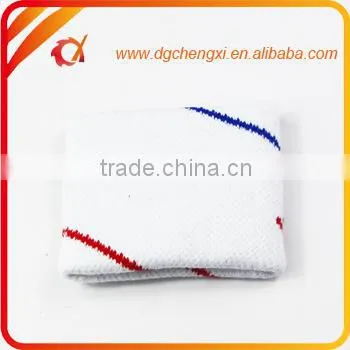 white woven tennis Sport Wristband /woven Sweatband