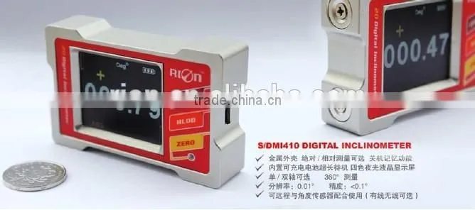 DMI410 Low Cost Digital Bevel Box / Digital Protractor / Inclinometer 360 degree with Magnet BASED USB1.1 Connection
