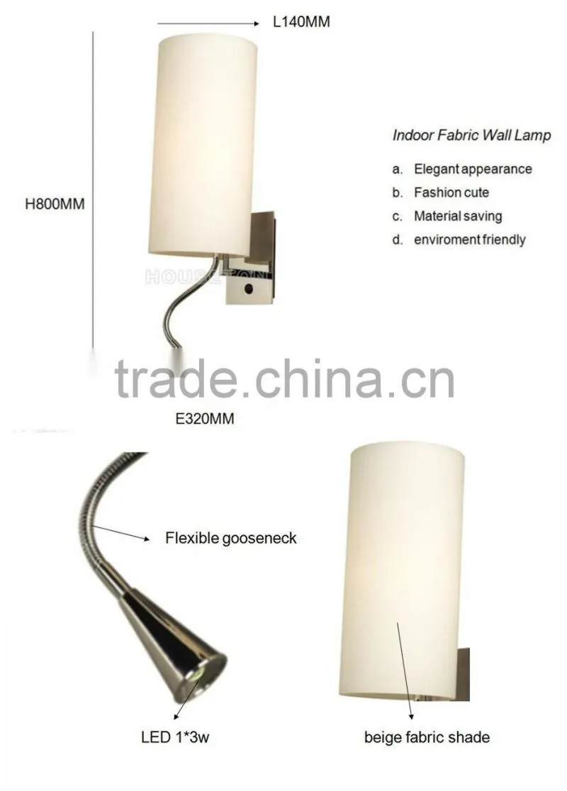 Modern hotel room wall light project,Modern hotel room wall light,Hotel room wall light WL1033