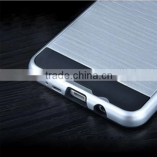 C&T HEAVY DUTY DUAL LAYER BRUSHED METAL PATTERN Protective Rugged Armor Case for Samsung Galaxy A9 Pro