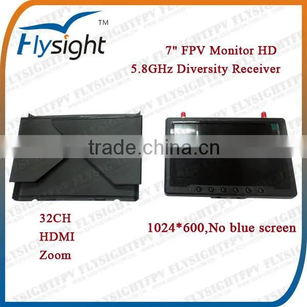 D530 5.8GHz 7 inch LCD FPV Monitor with HDMI Input for RC Airplane Accessories