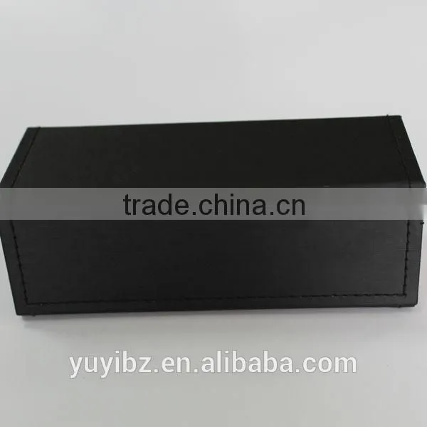 wood twill folding glasses box square sunglasses case