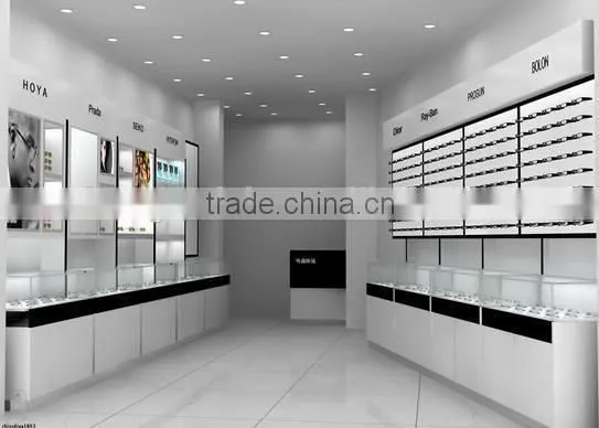 glass shopfitting and display furniture for optical