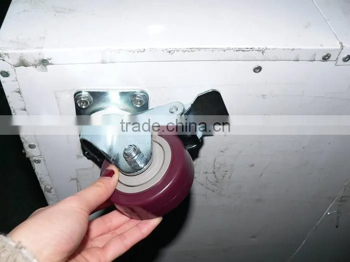 Outdoor ice storage freezer holds 325 bags ice