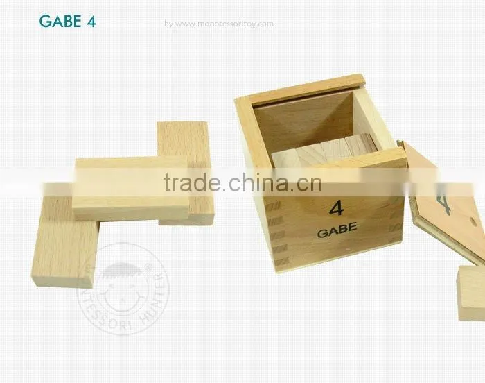 GABE 3 First Block Series, Preschool Educational Frobel Toys