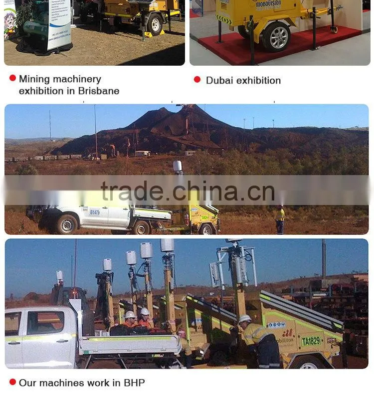 High lumen efficacy light tower uae for night lighting