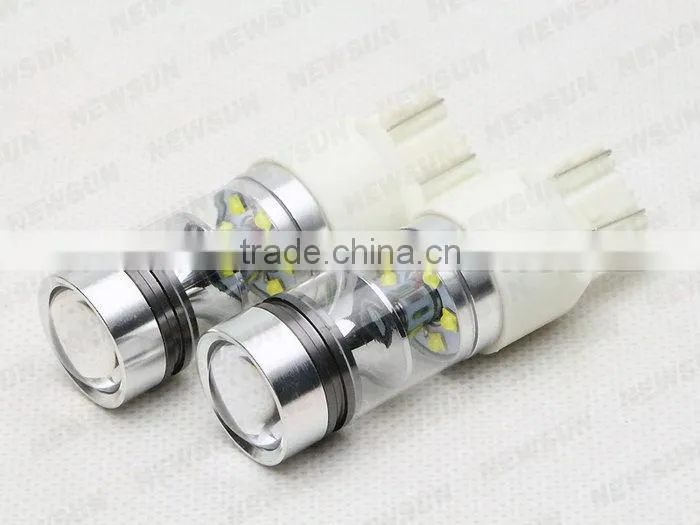 75W high power T20 7443 led auto brake stop light red, 12V 24V DC T20 Led bulb tail parking lamps in auto lighting system