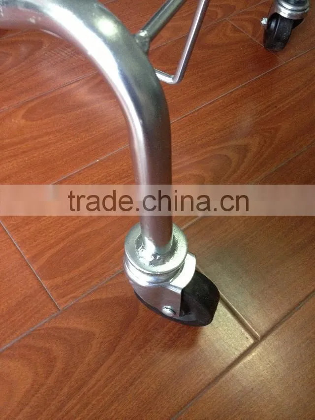 High Quality Supermarket Basket Holder For Wire Double Layers Basket Holder