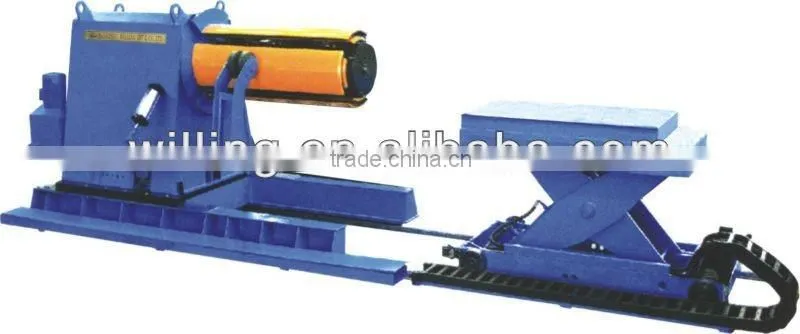 Roofing sheet sheet uncoiler