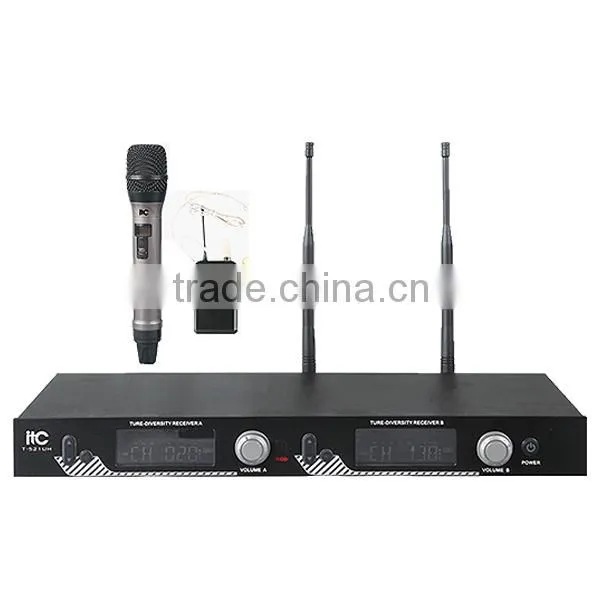 ITC PA System LCD Wireless uhf microphone