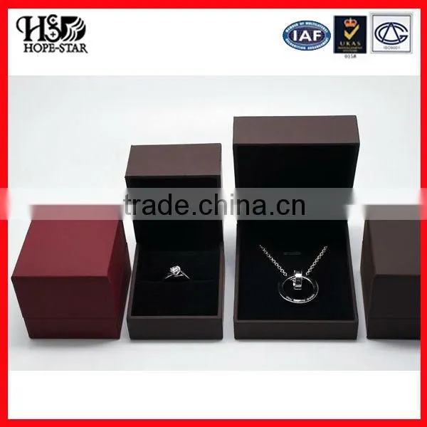 Factory supply 2015 statement necklace,high quality jewelry box, necklace box for display