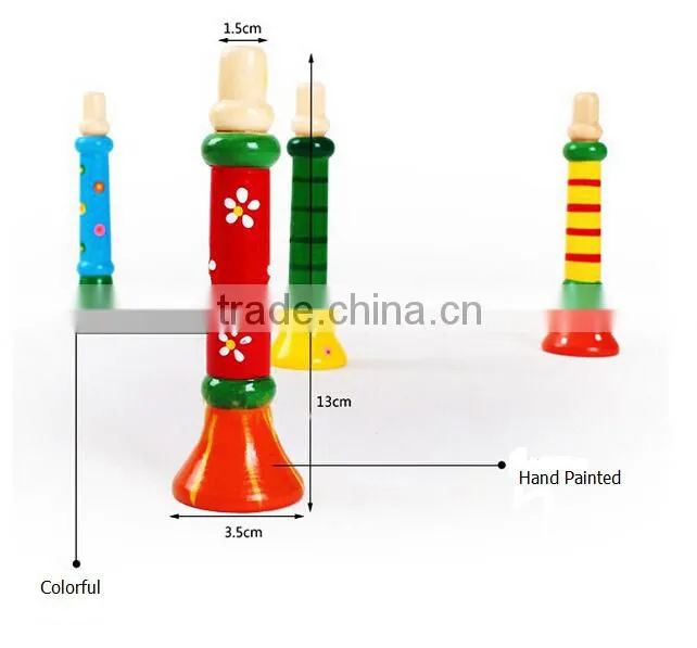 Cheap Natural Wooden Trumpet