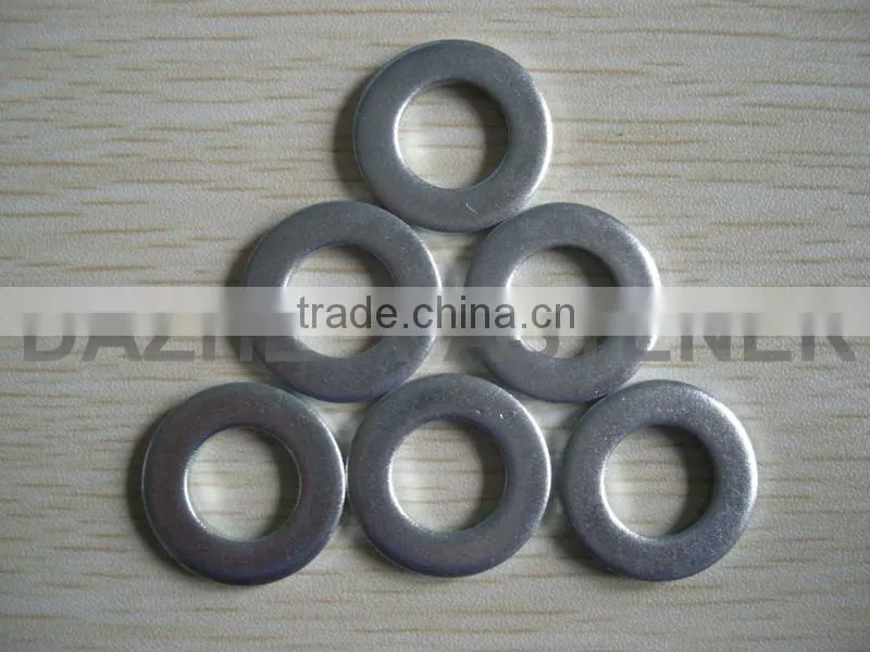 zinc plated round flat washers
