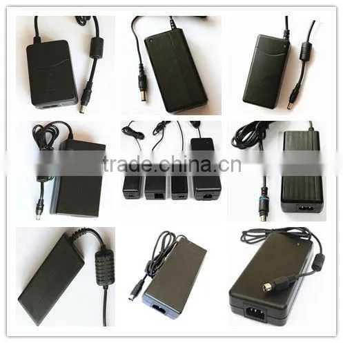 High efficiency 72W power adapter , 12V 6A power adapter for LCD monitor
