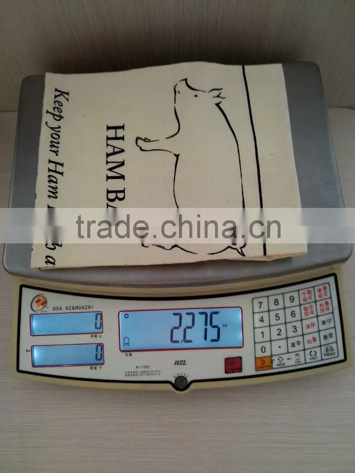 100% cotton calico ham bag shopping bag promotion bag